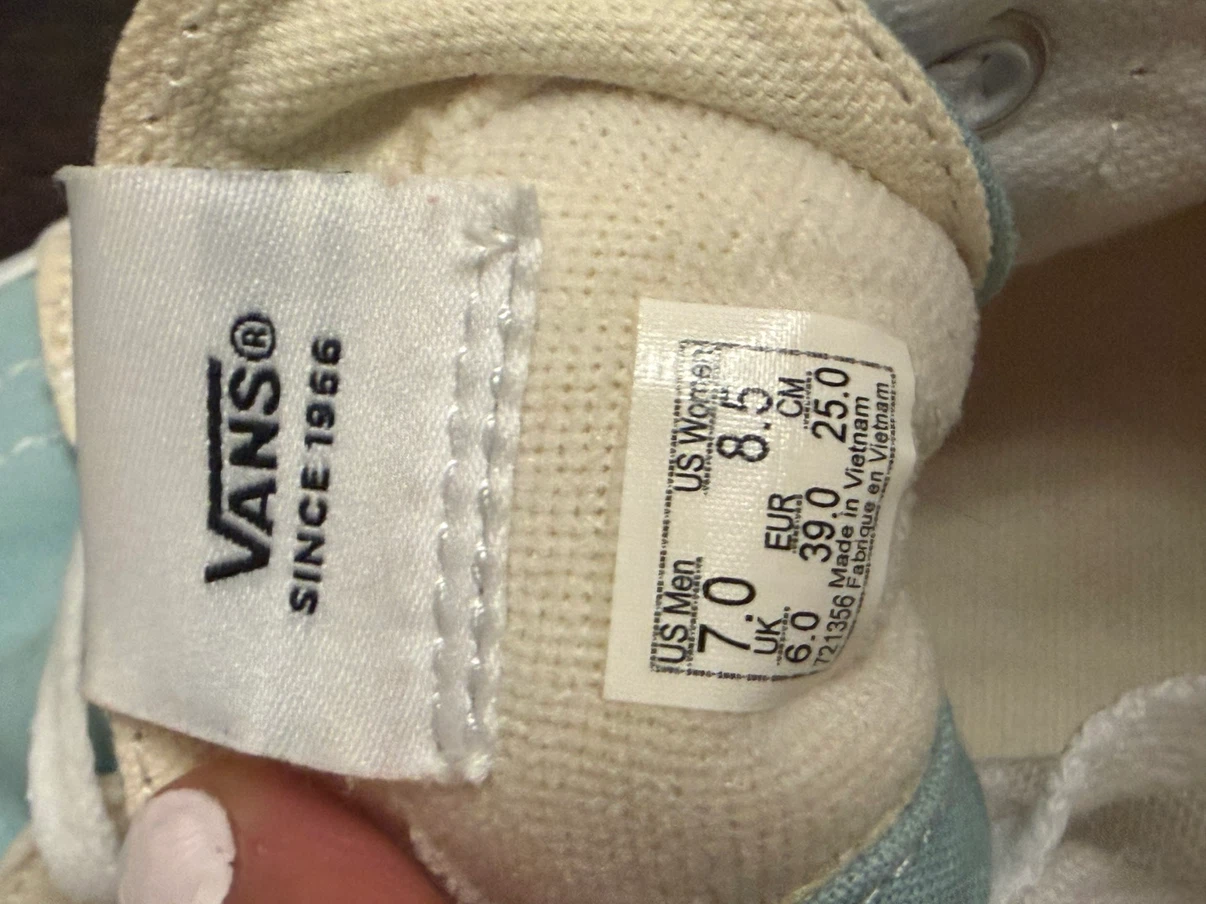 Pastel Vans Sk8-Hi High-Top Sneakers - Women 8.5, Men 7 - photo 4