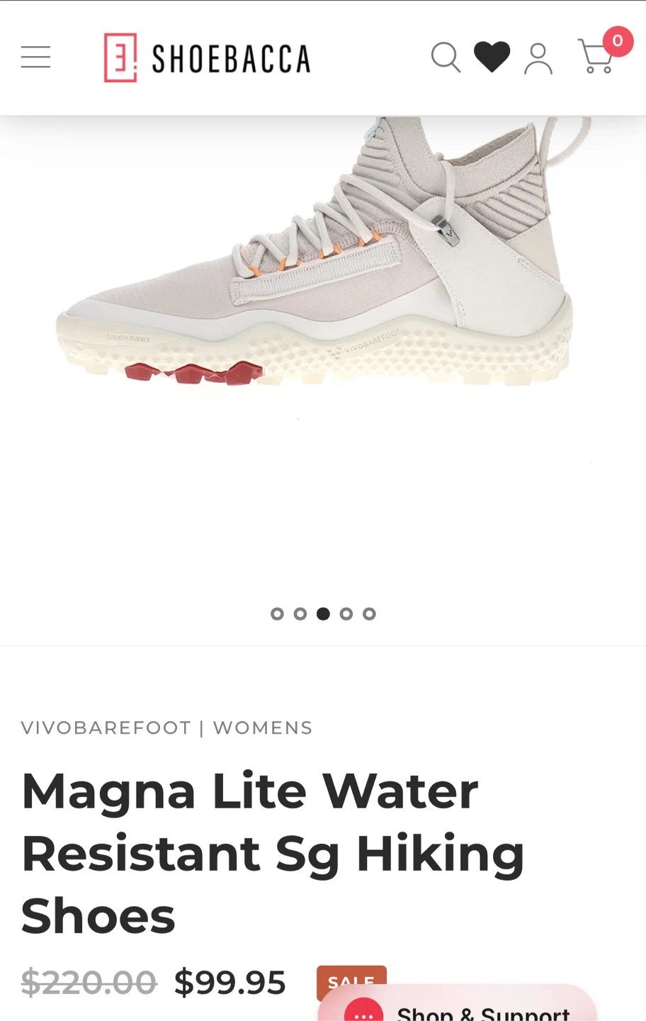 Vivobarefoot Magna Lite Water Resistant SG Hiking Shoes - EUR 42 - photo 5