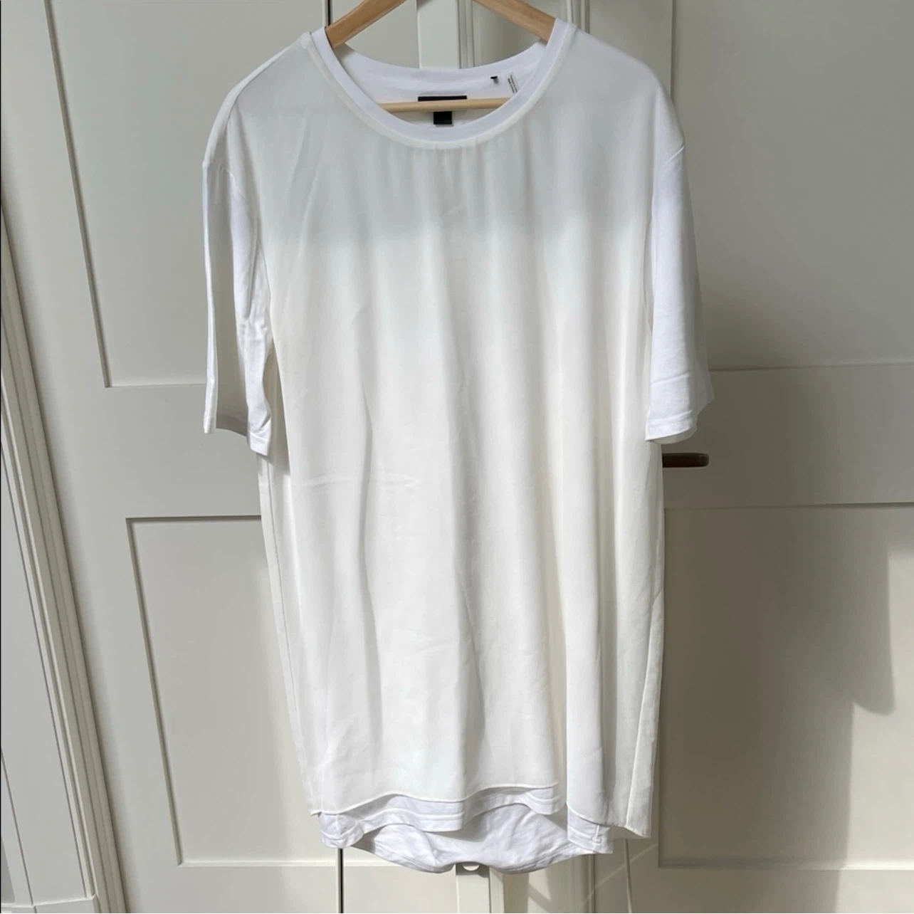 RUDSAK White T-Shirt Dress - TP/XS