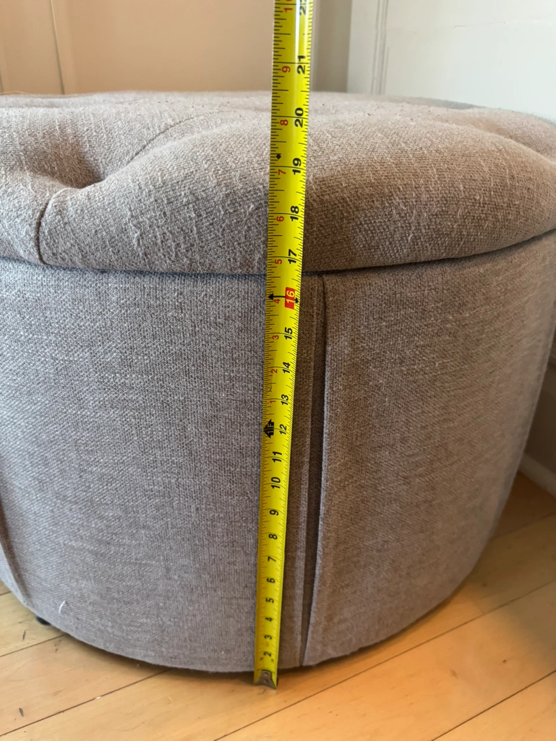 Tufted Round Ottoman - photo 5