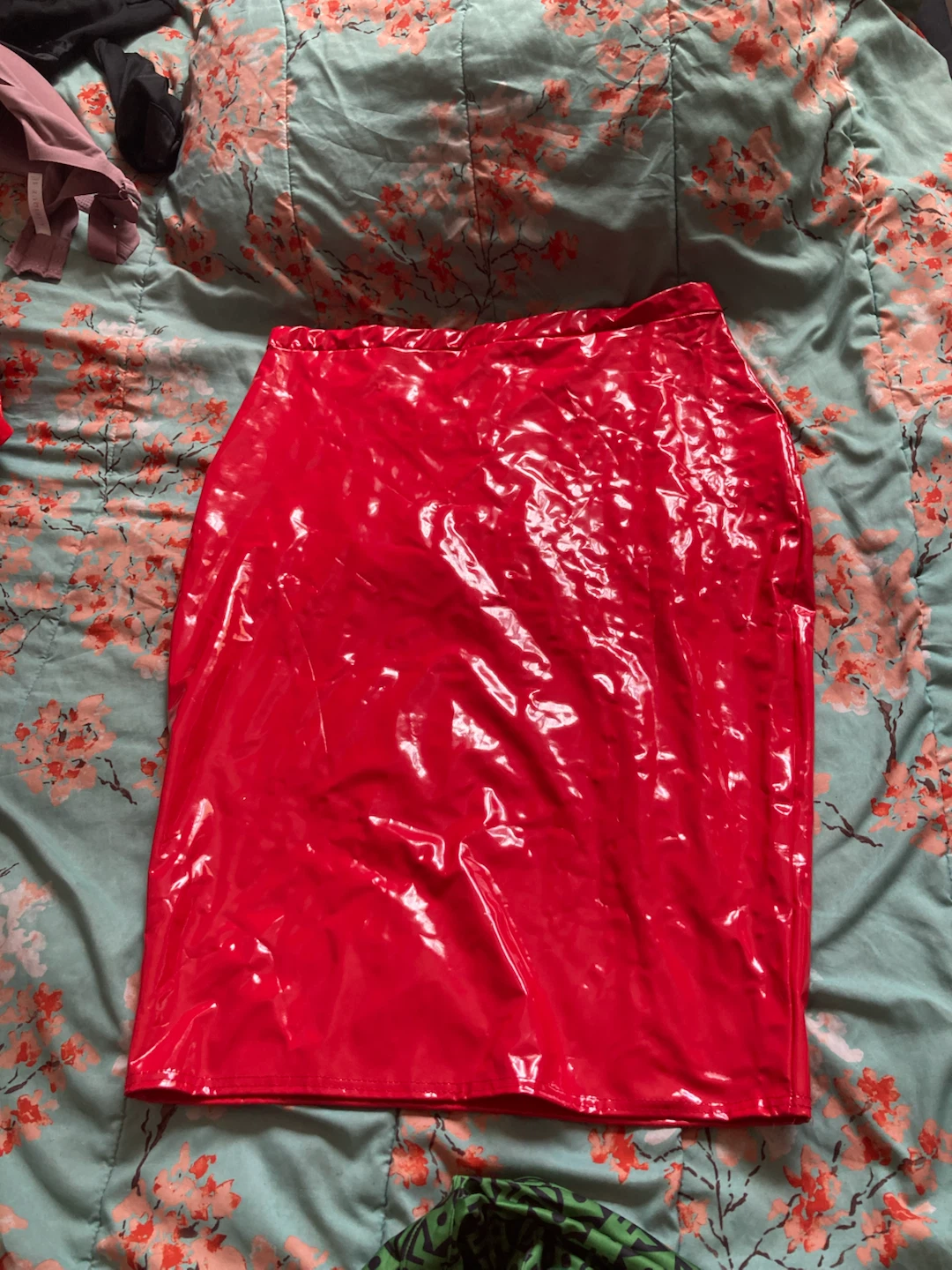 Fashion Nova Red Boot Camp Skirt - Size 3X