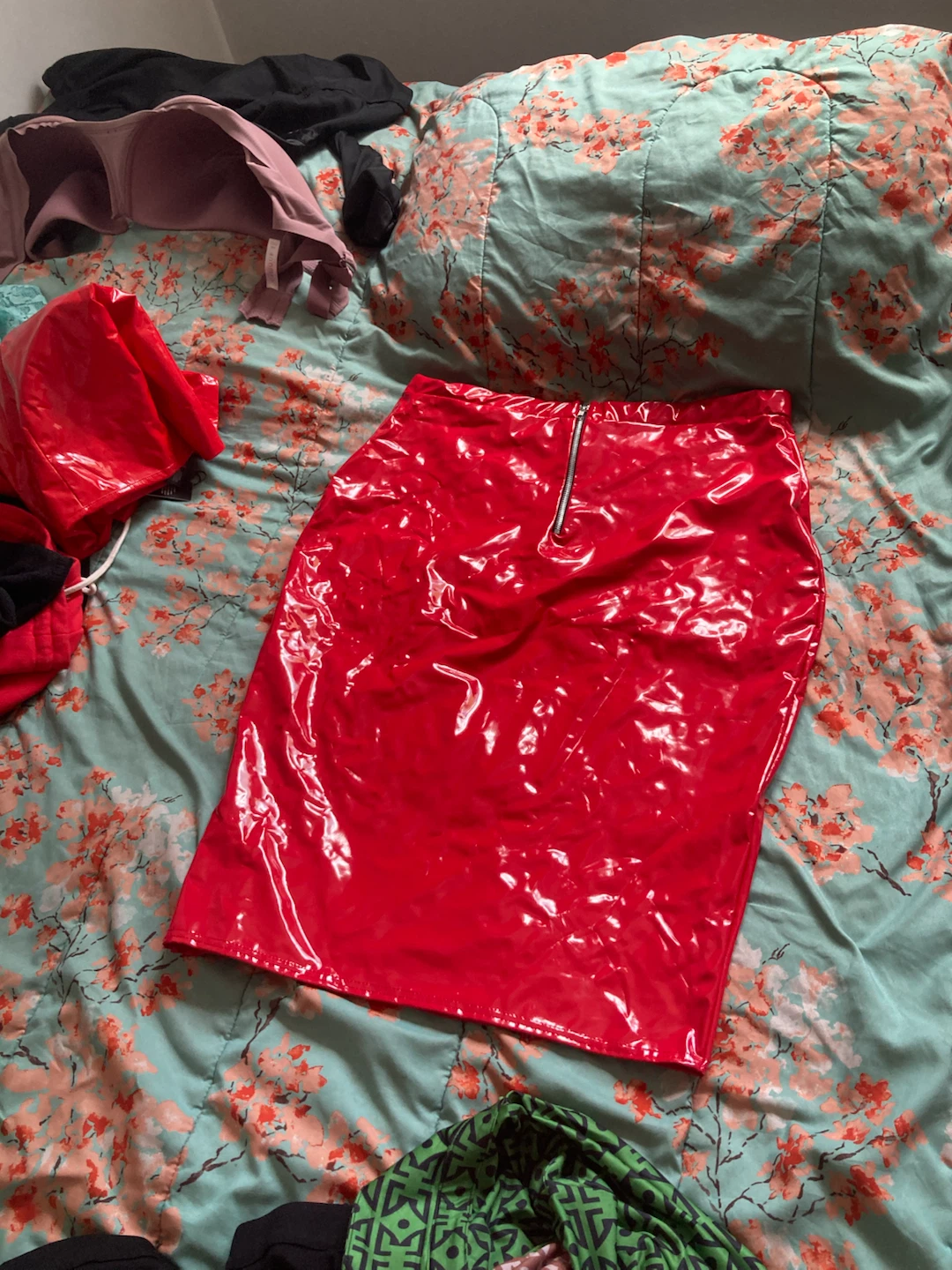 Fashion Nova Red Boot Camp Skirt - Size 3X - photo 2