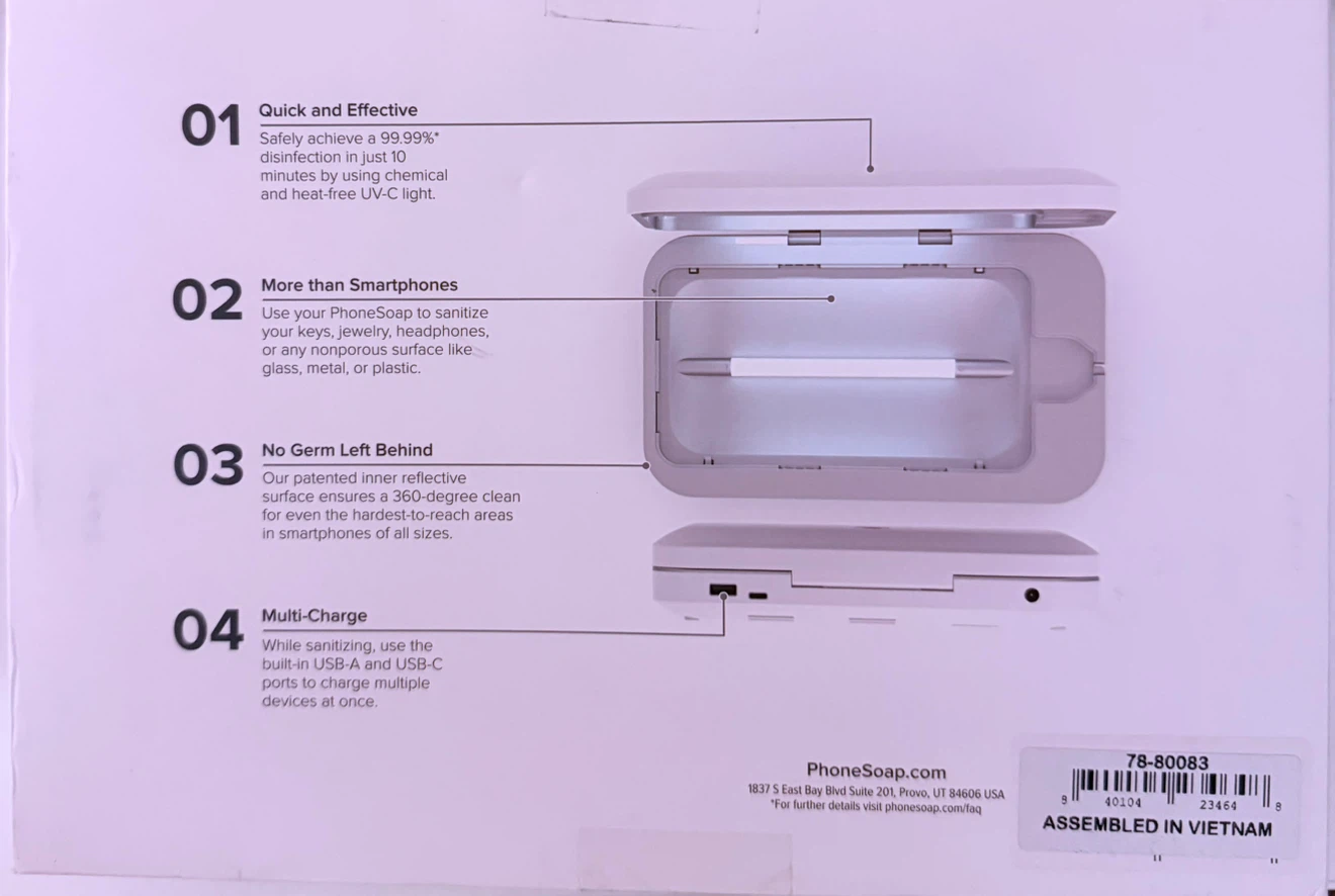NEW: PhoneSoap 3 UV Sanitize and Charger - photo 4