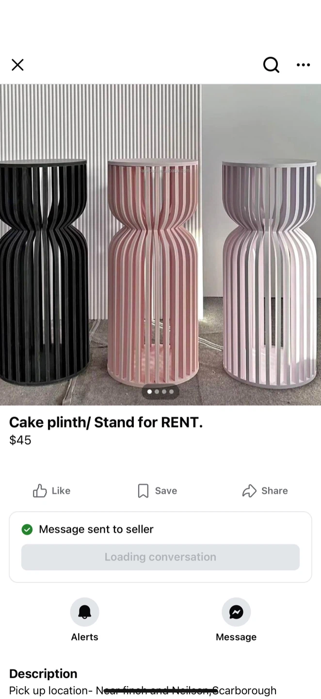 Cake Plinth/Stand for RENT