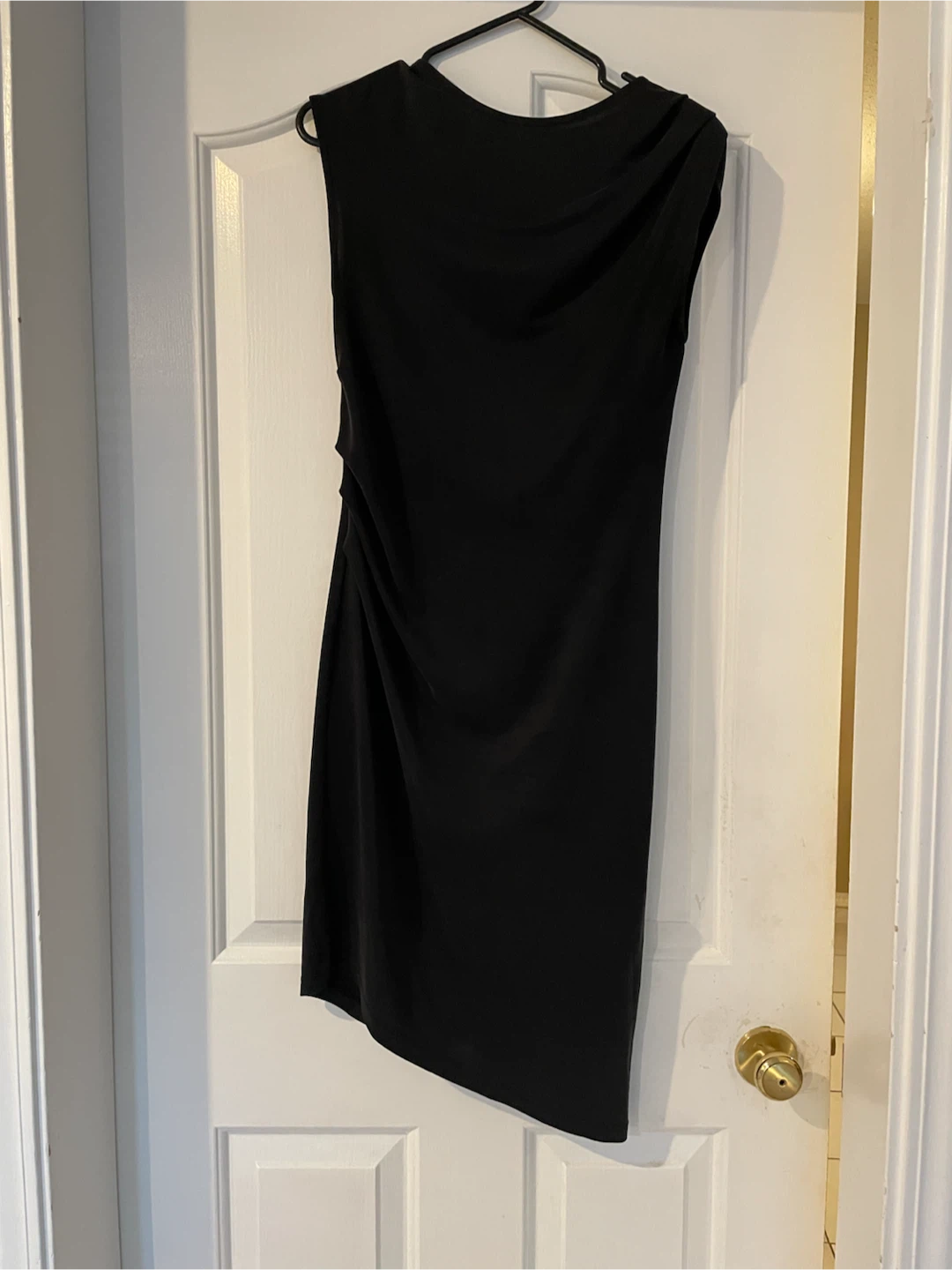 TOPSHOP dark grey Ruched Dress