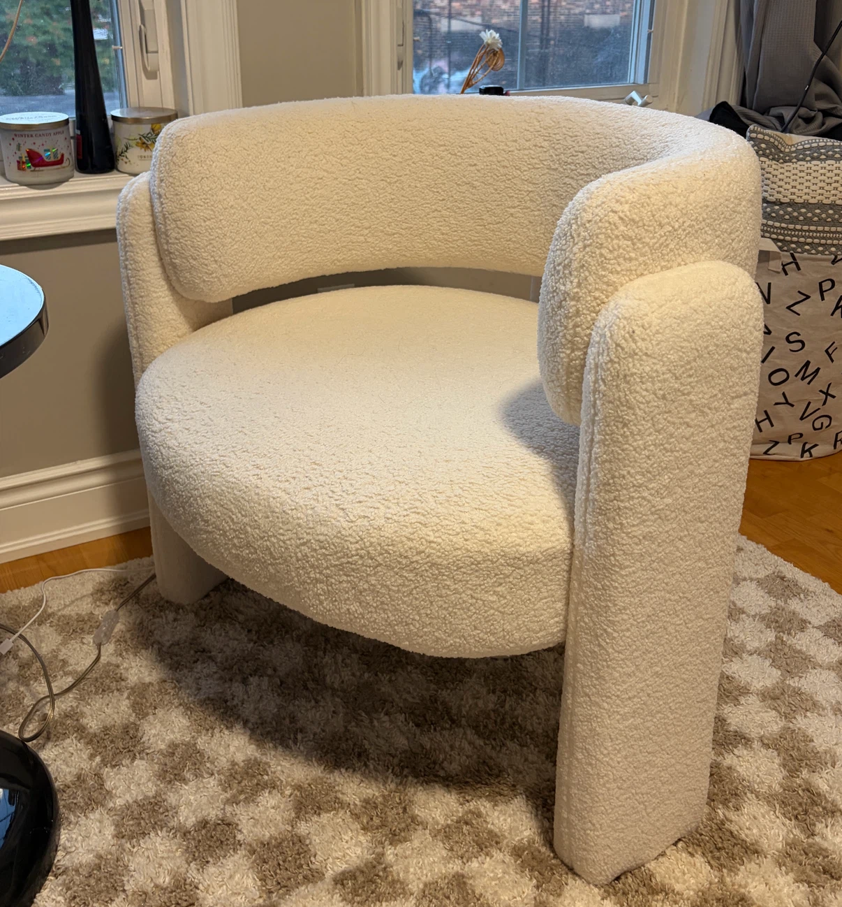Boucle Accent Chair