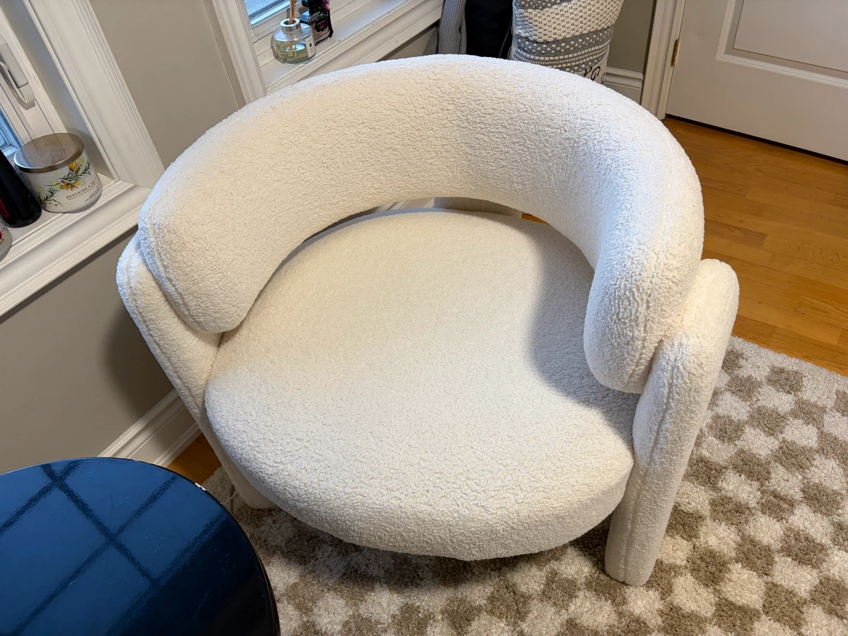 Boucle Accent Chair - photo 2