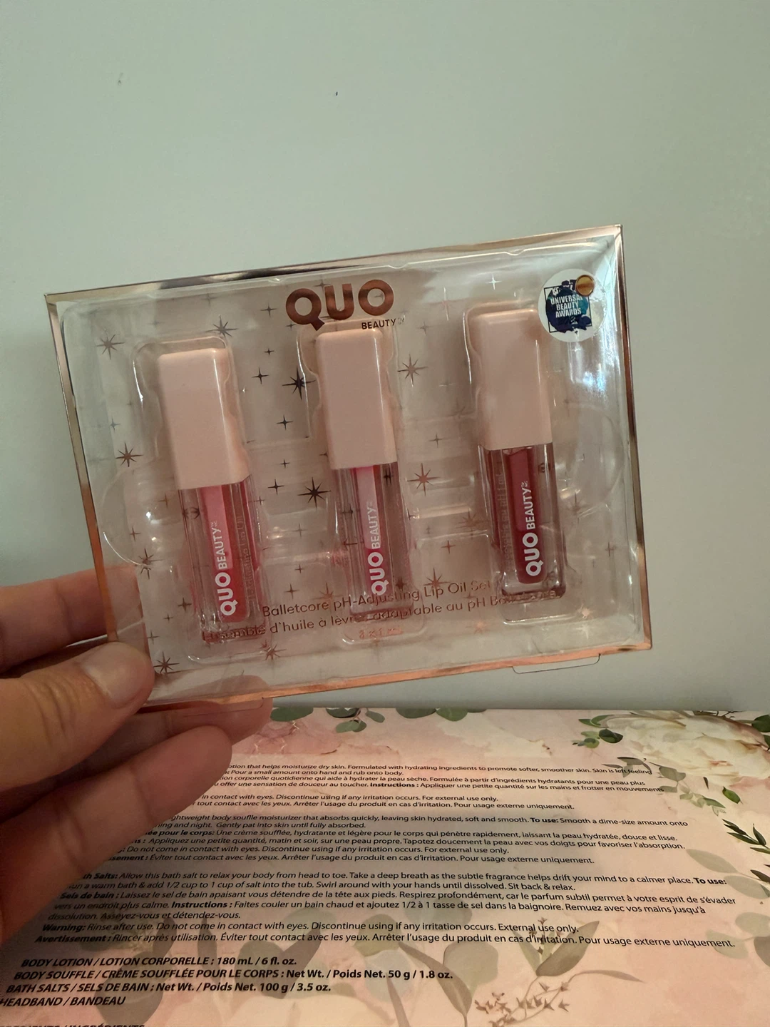 QUO BEAUTY Balletcore pH-Adjusting Lip Oil Set