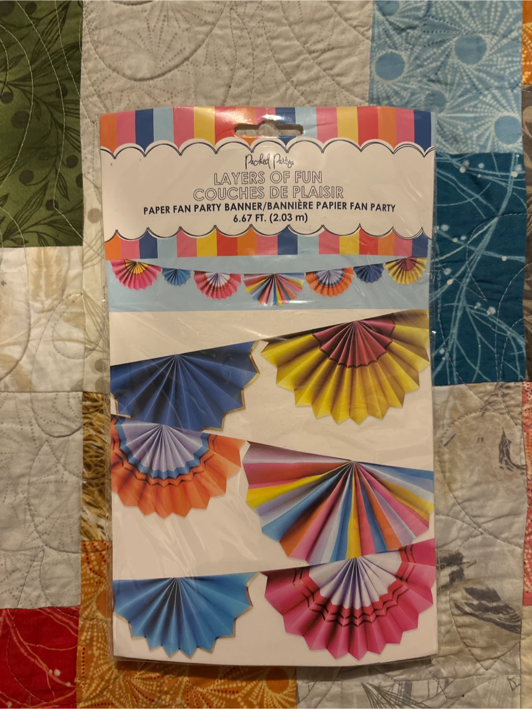 Packed Party Paper Fan Banners