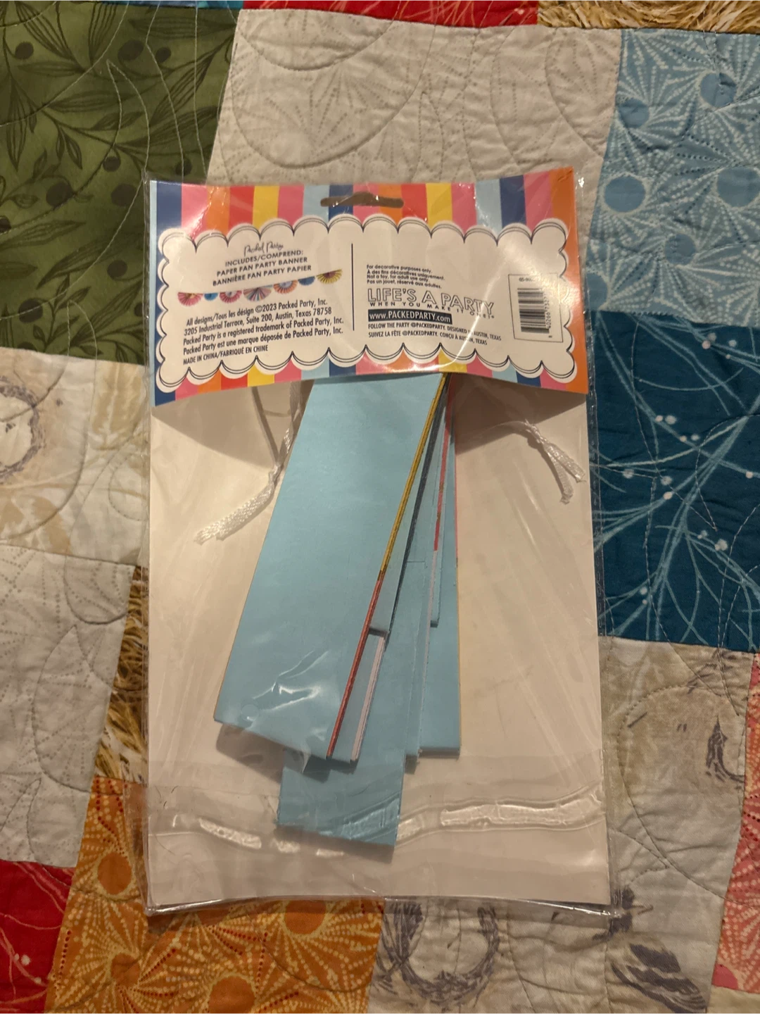 Packed Party Paper Fan Banners - photo 2