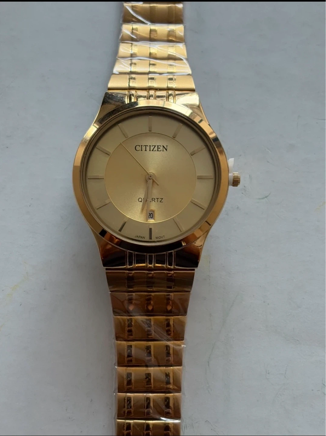 Citizen Quartz Gold Tone Watch with Date