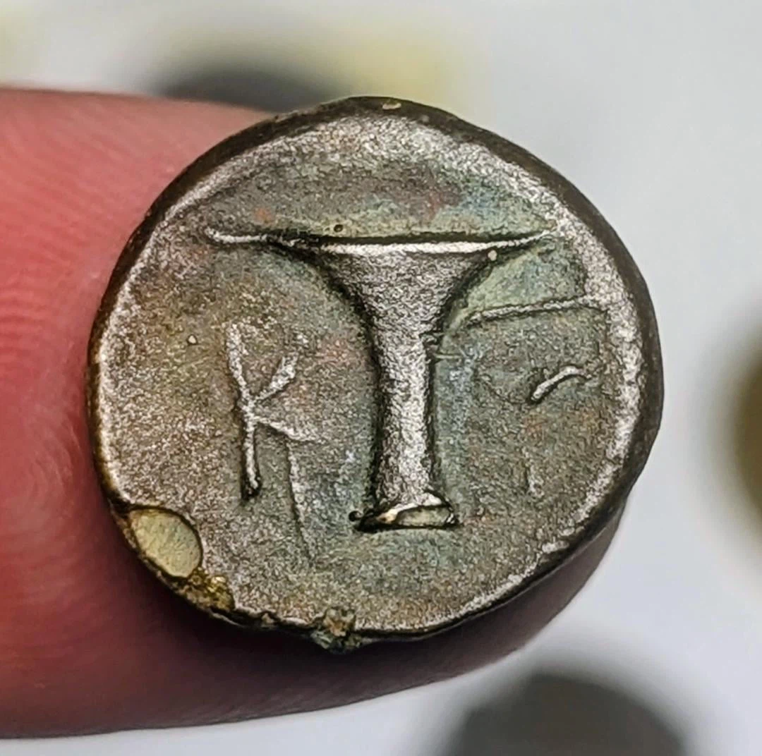 Ancient Ptolemaic Bronze Coin - photo 2
