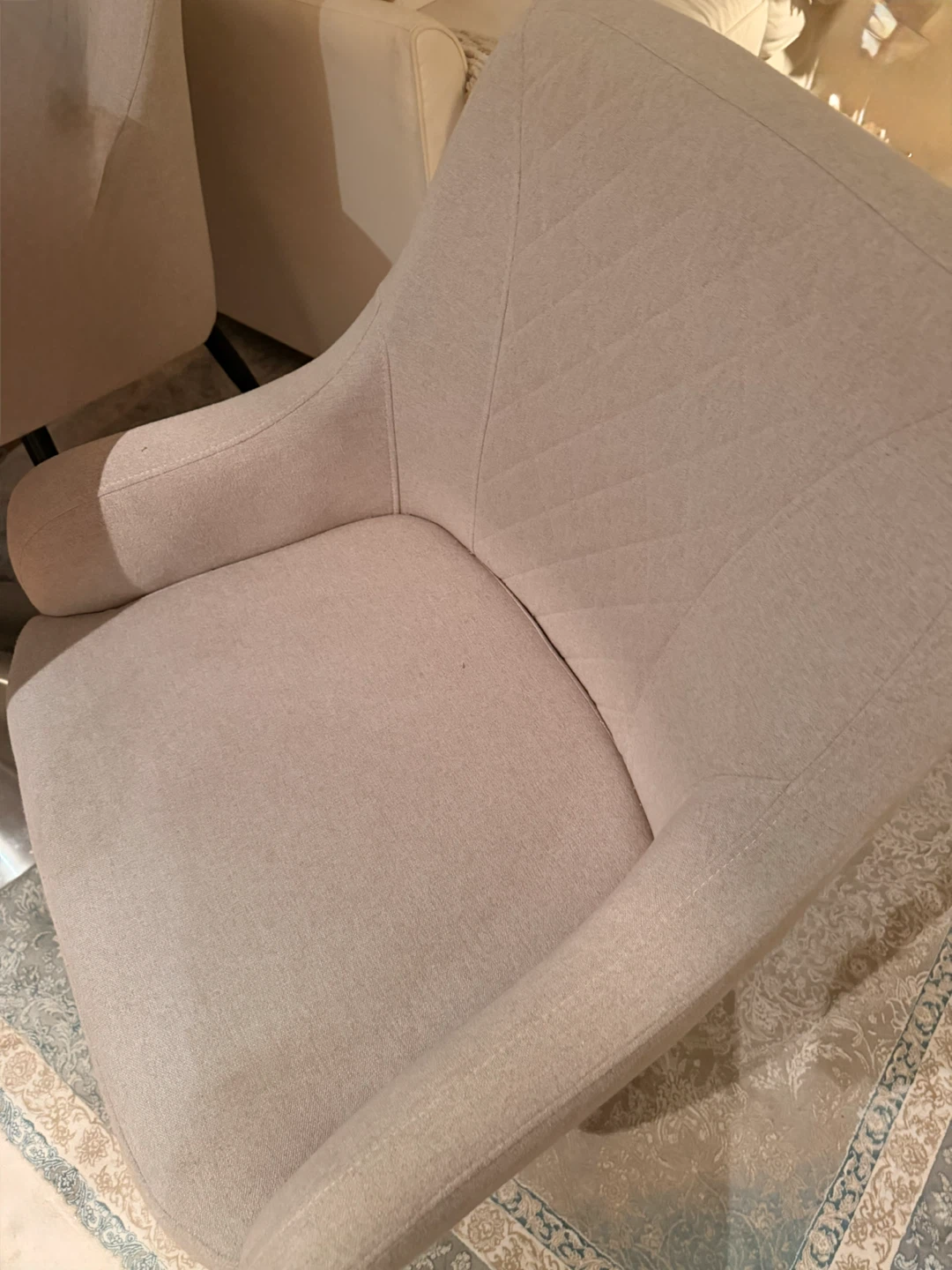 Upholstered Accent Chairs (Swirls) - photo 3