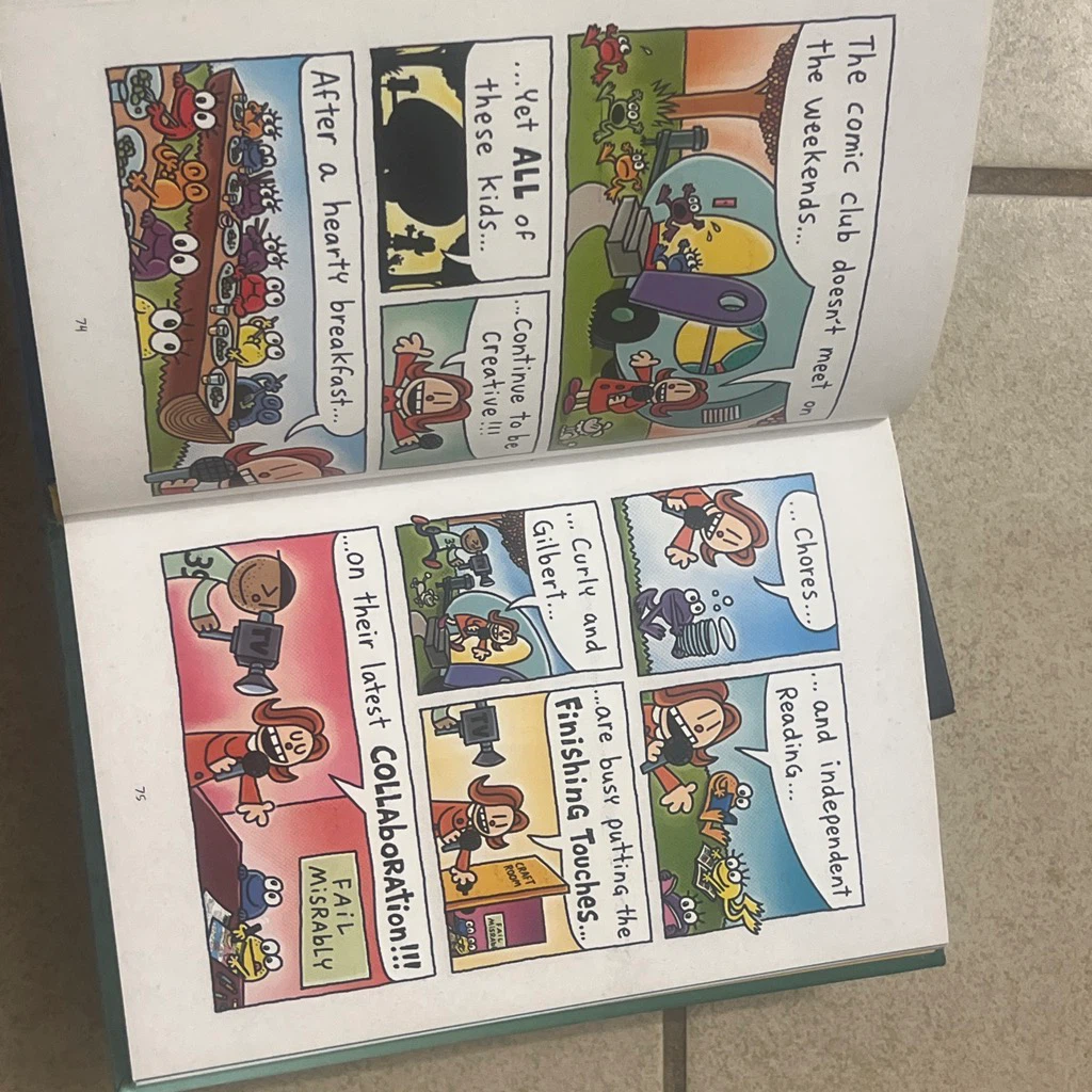 Cat Kid Comic Club: Collaborations by Dav Pilkey - photo 2