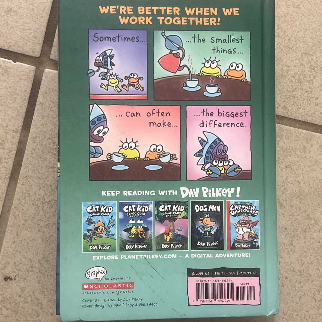 Cat Kid Comic Club: Collaborations by Dav Pilkey - photo 3