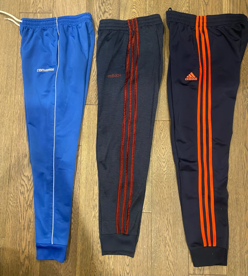EUC: Adidas and Converse Joggers Bundle Size Youth M (10-11yrs)