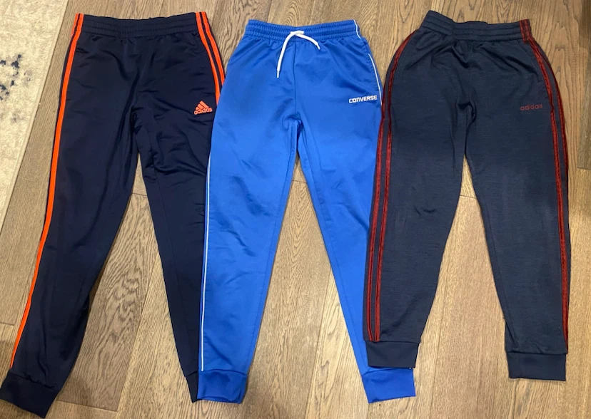 EUC: Adidas and Converse Joggers Bundle Size Youth M (10-11yrs) - photo 3