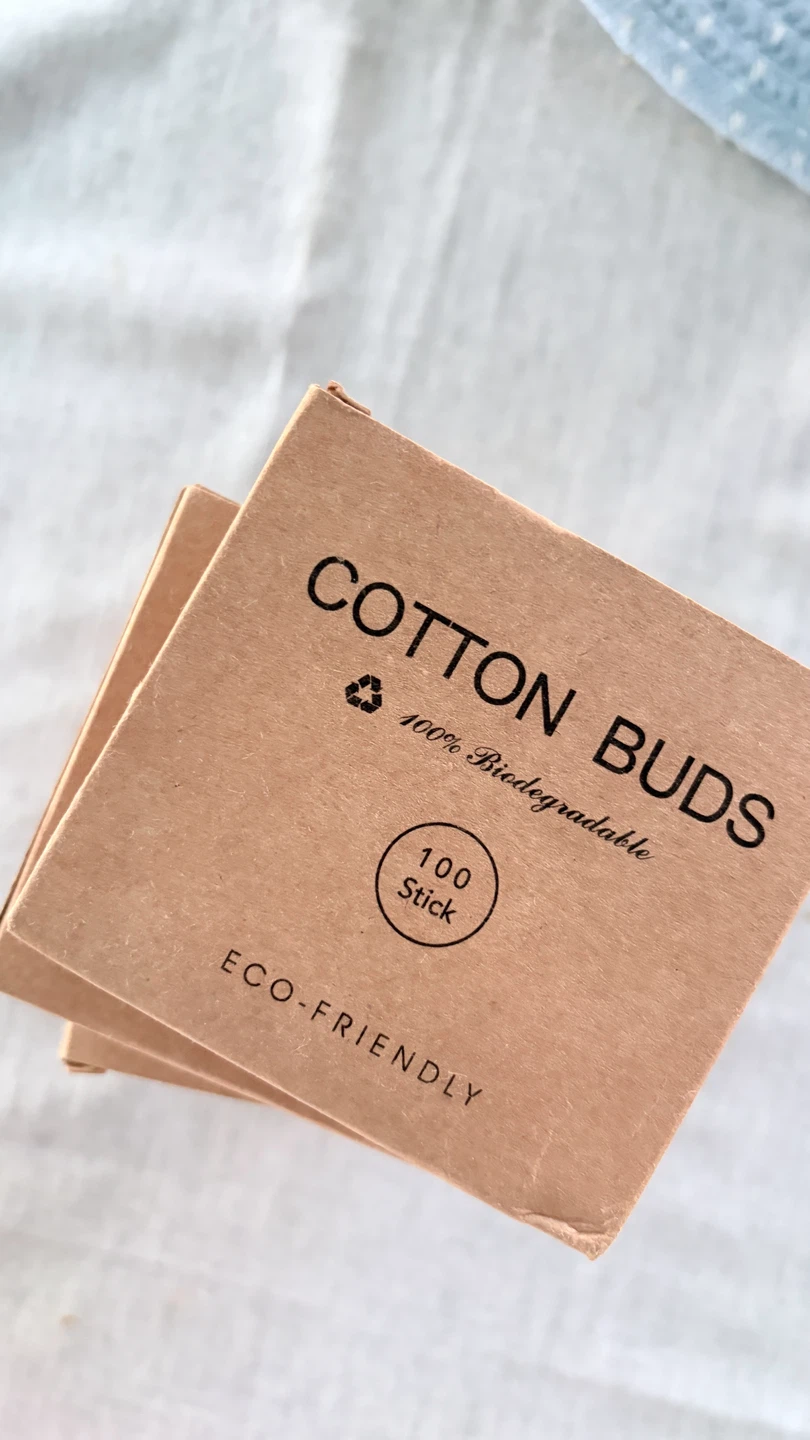 Biodegradable Cotton Buds 100 Stick Packs