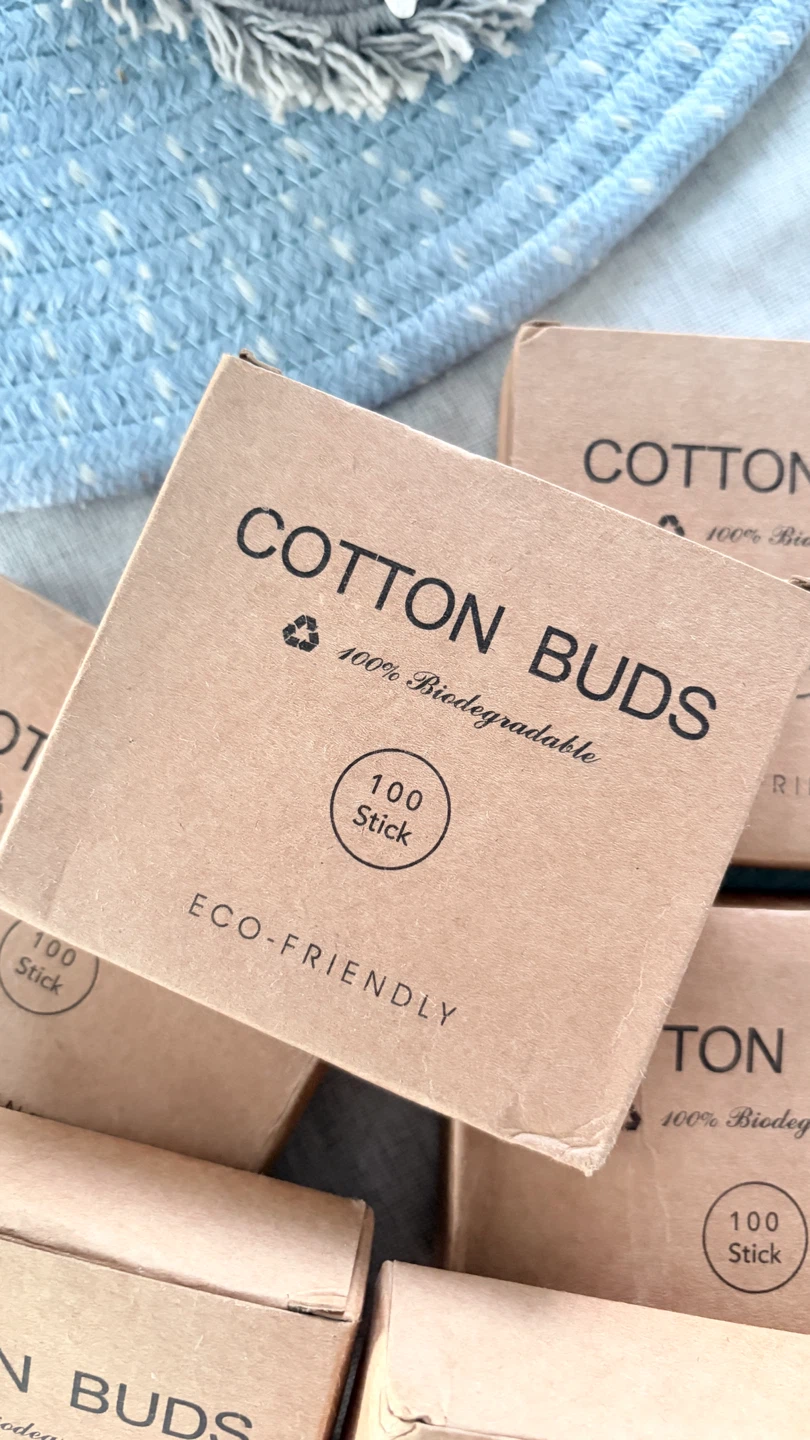 Biodegradable Cotton Buds 100 Stick Packs - photo 3