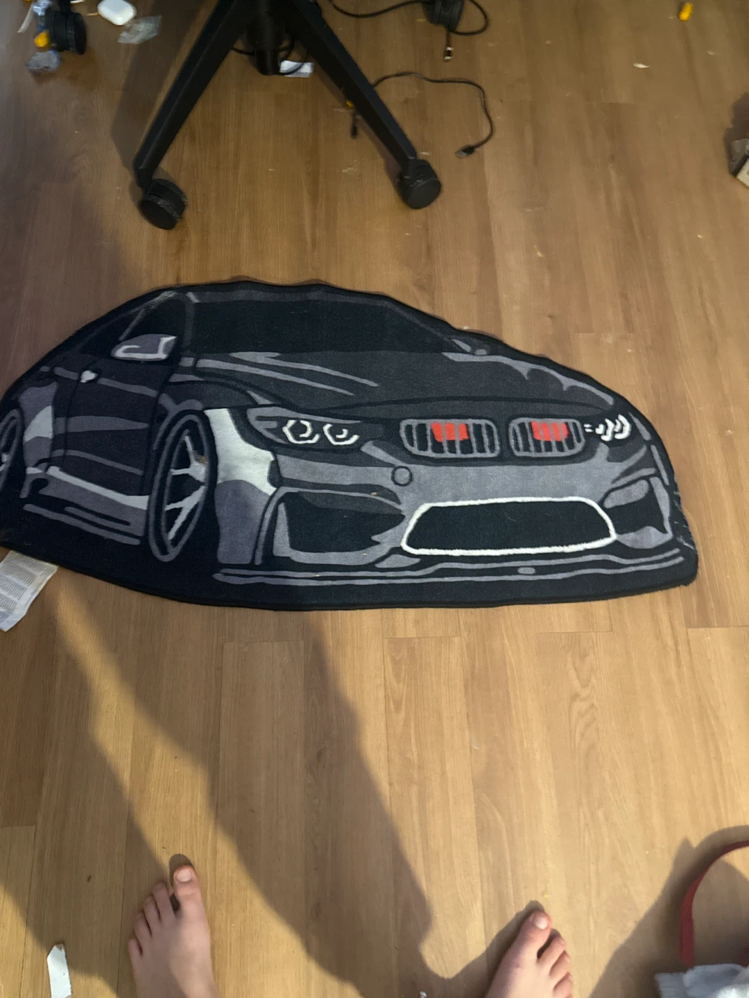 Car Shaped Rug Mat