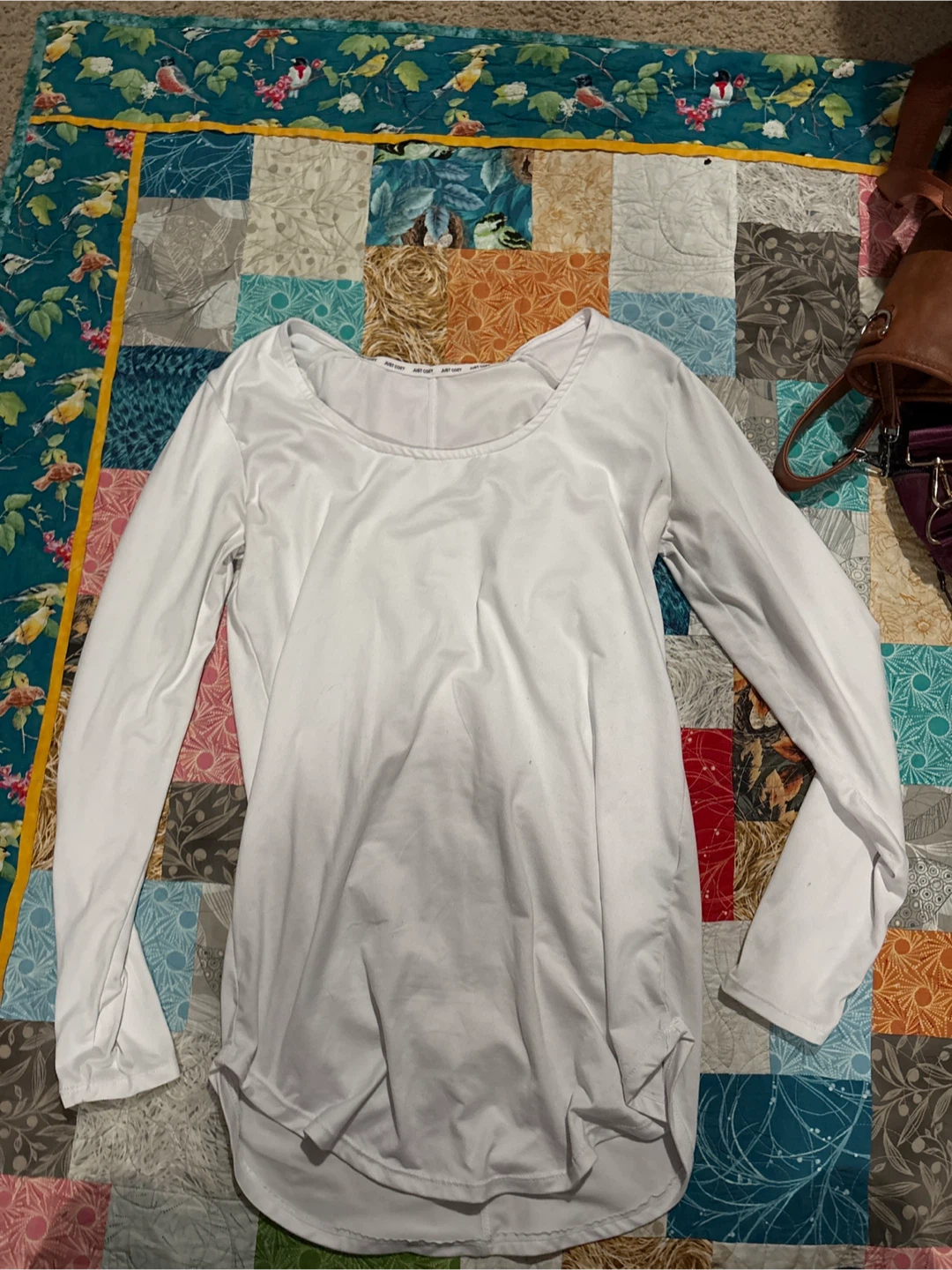 JustCozy White Long Sleeve Top