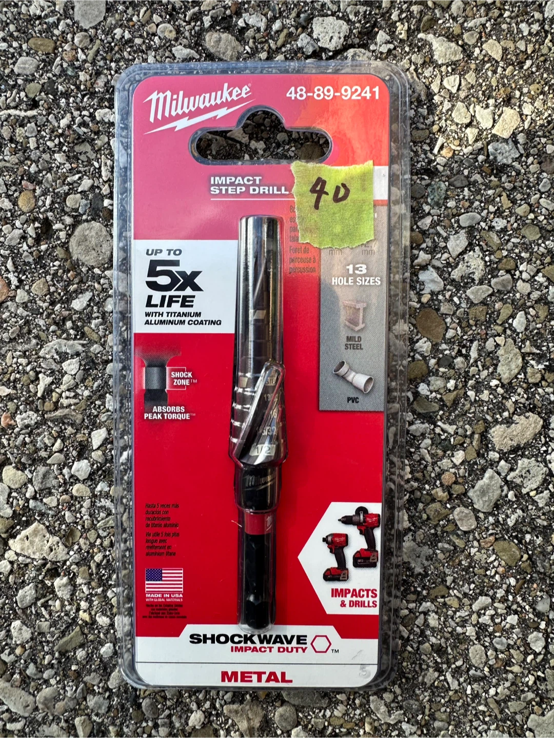 Milwaukee Impact Step Drill Bit 48-89-9241