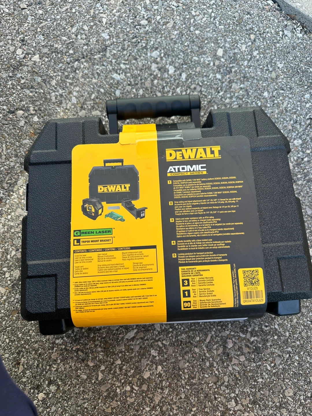 DEWALT ATOMIC 20V MAX Cross Line Laser - photo 2