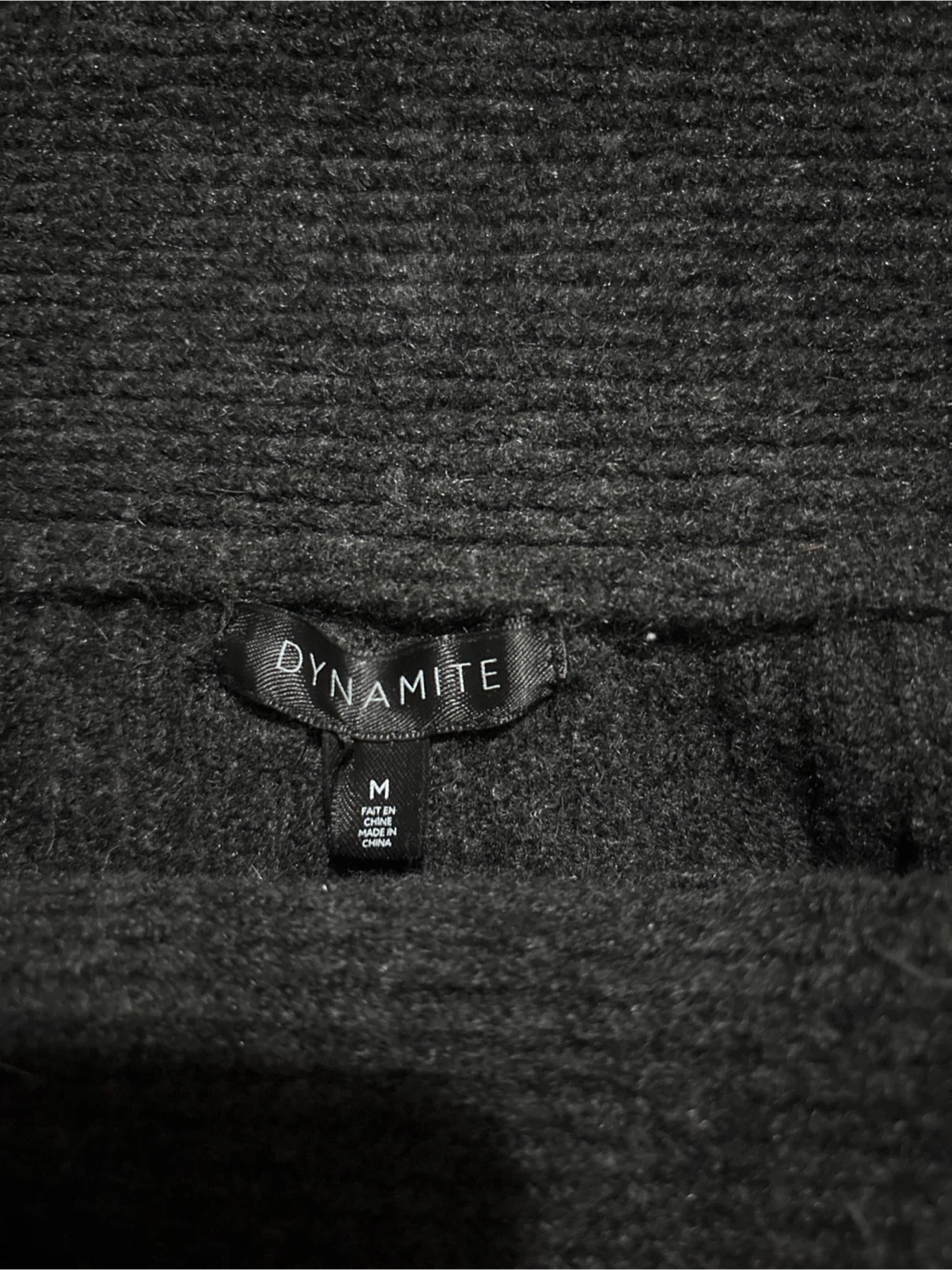 Dynamite Black Off-the-Shoulder Sweater - photo 2