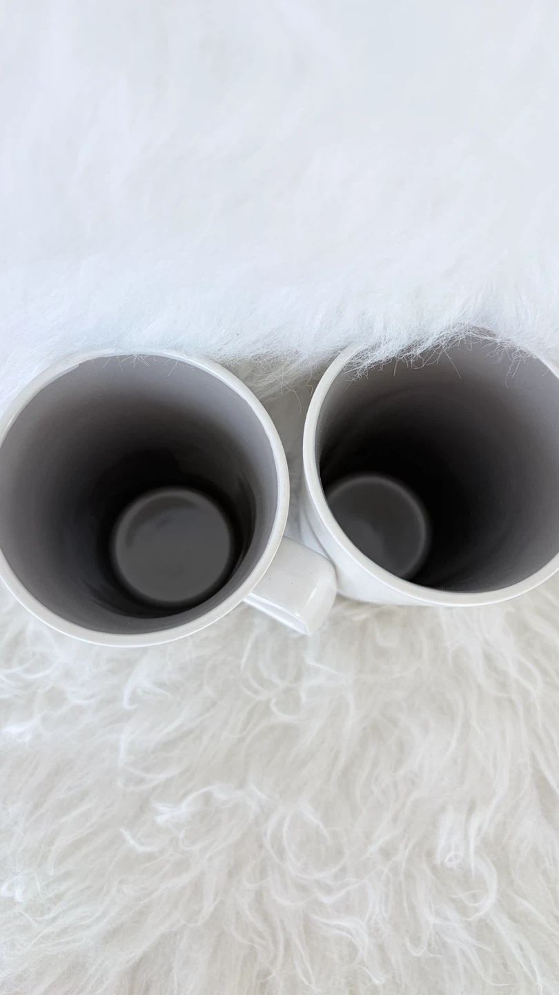 Cafedetiamo tea strainer and two white mugs - photo 2