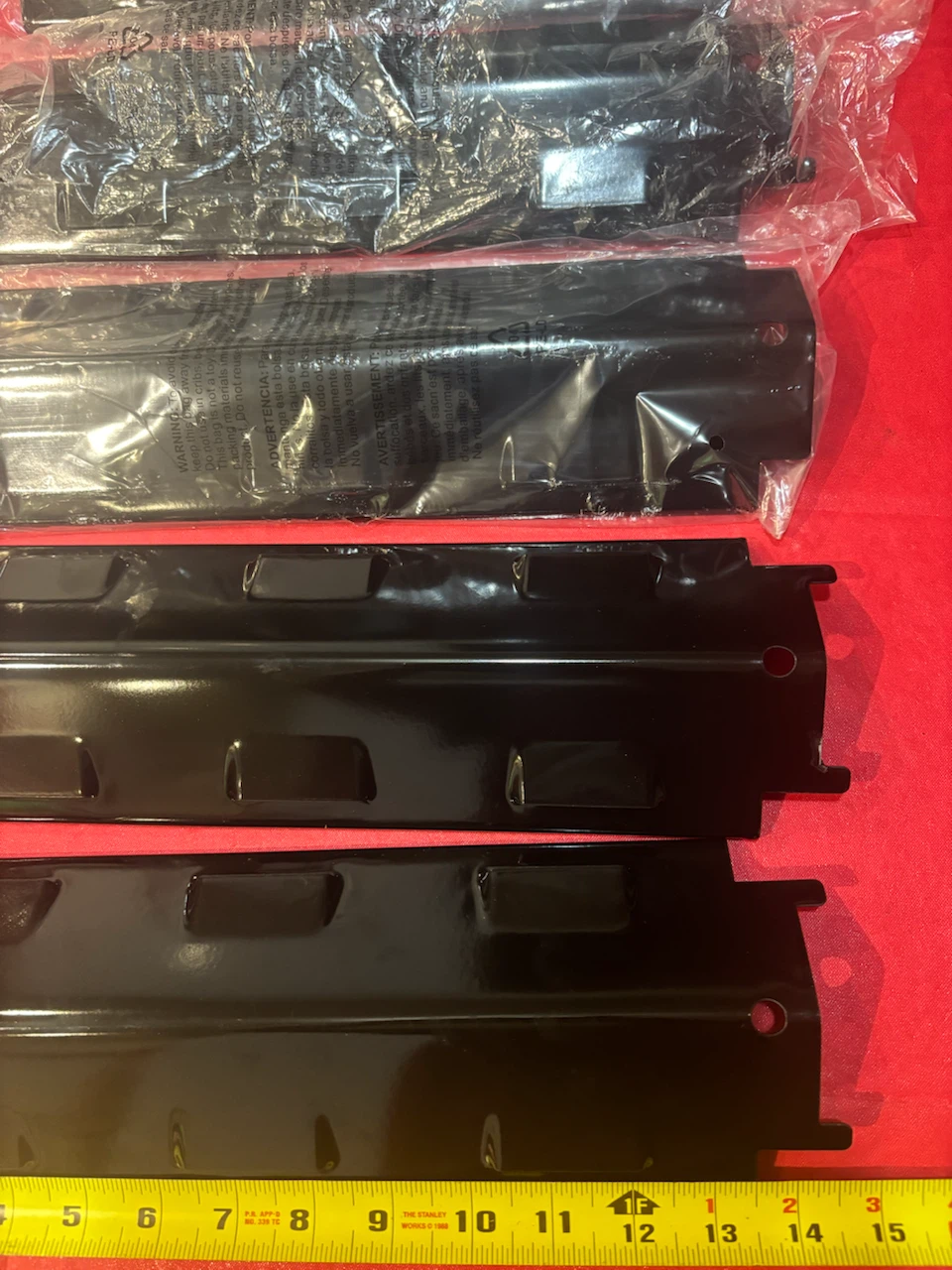 Stainless Steel BBQ Grill Burner Tube and Heat Plate Set - photo 4