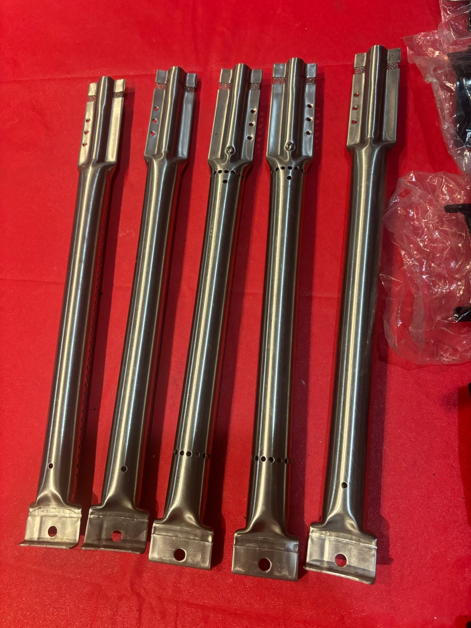 Stainless Steel BBQ Grill Burner Tube and Heat Plate Set - photo 5