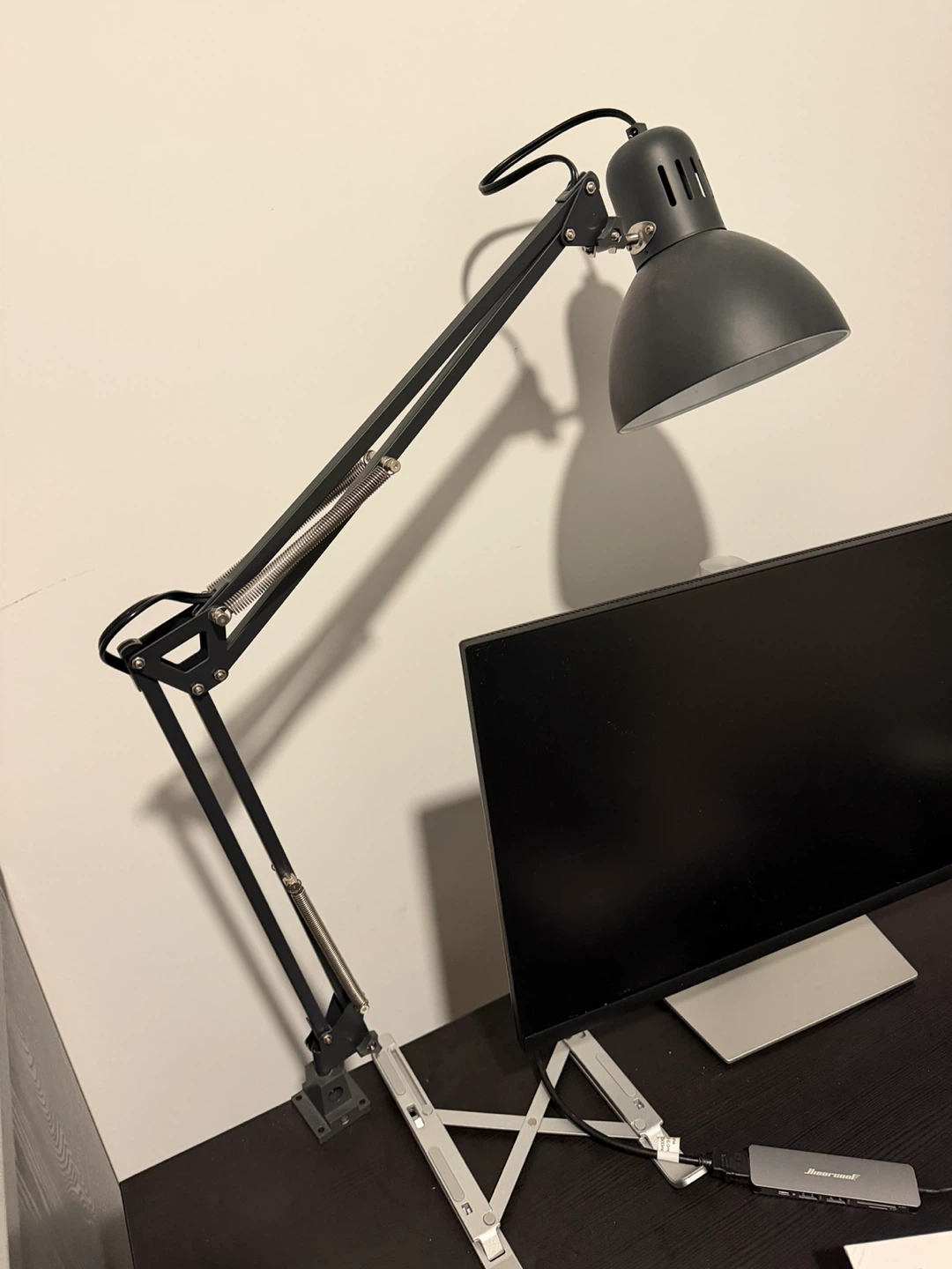 Black Wood-grain Desk - photo 2