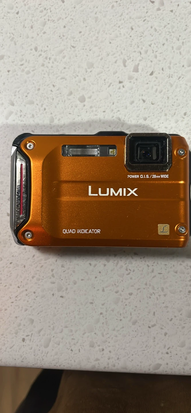 Panasonic Lumix DMC-TS4 Orange Digital Camera