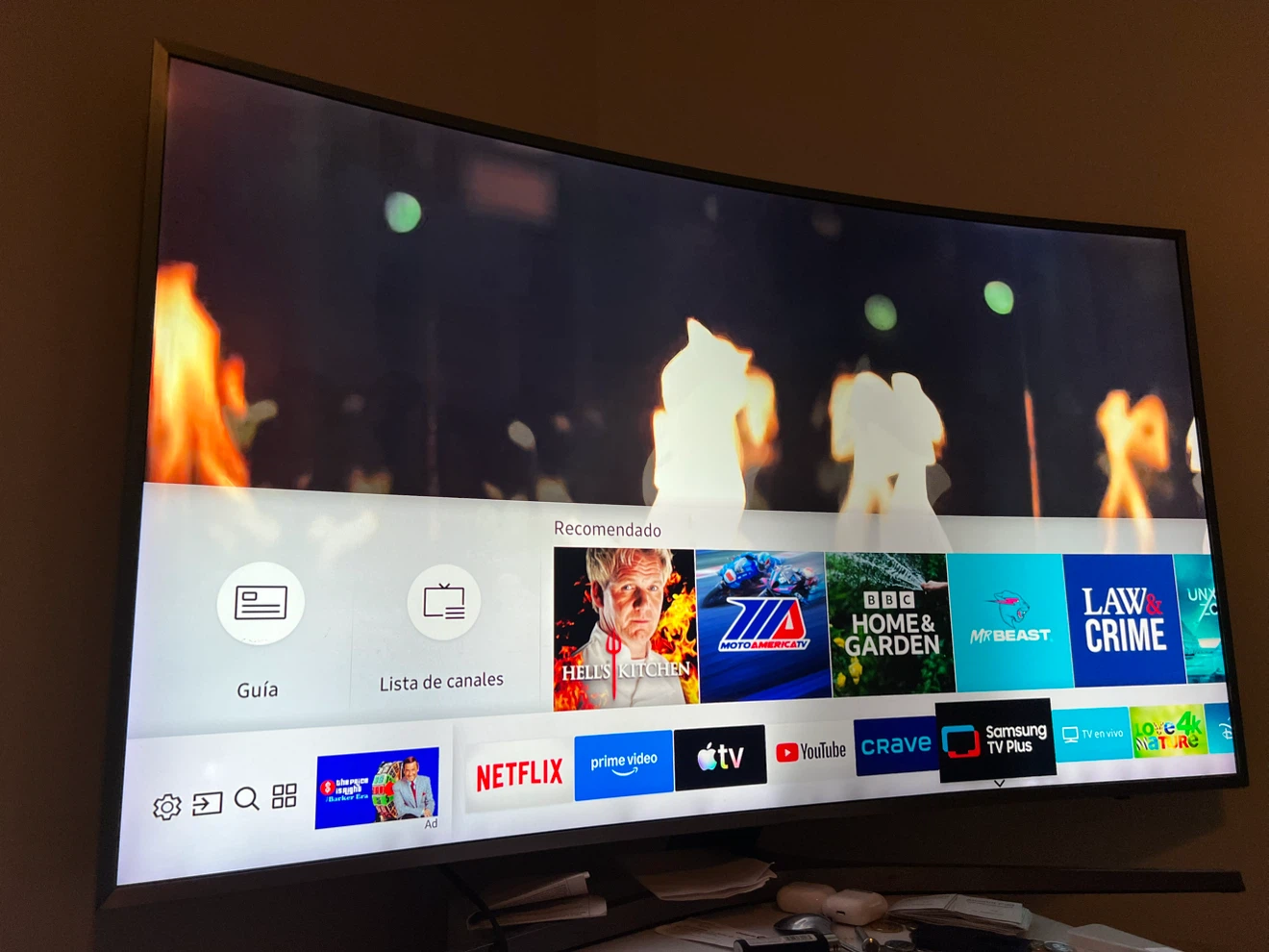 Samsung 55" Curved Smart TV