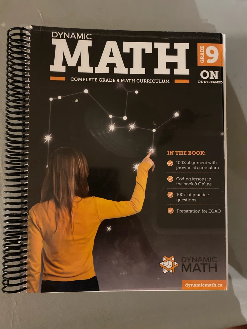 DYNAMIC Complete grade 9 math curriculum