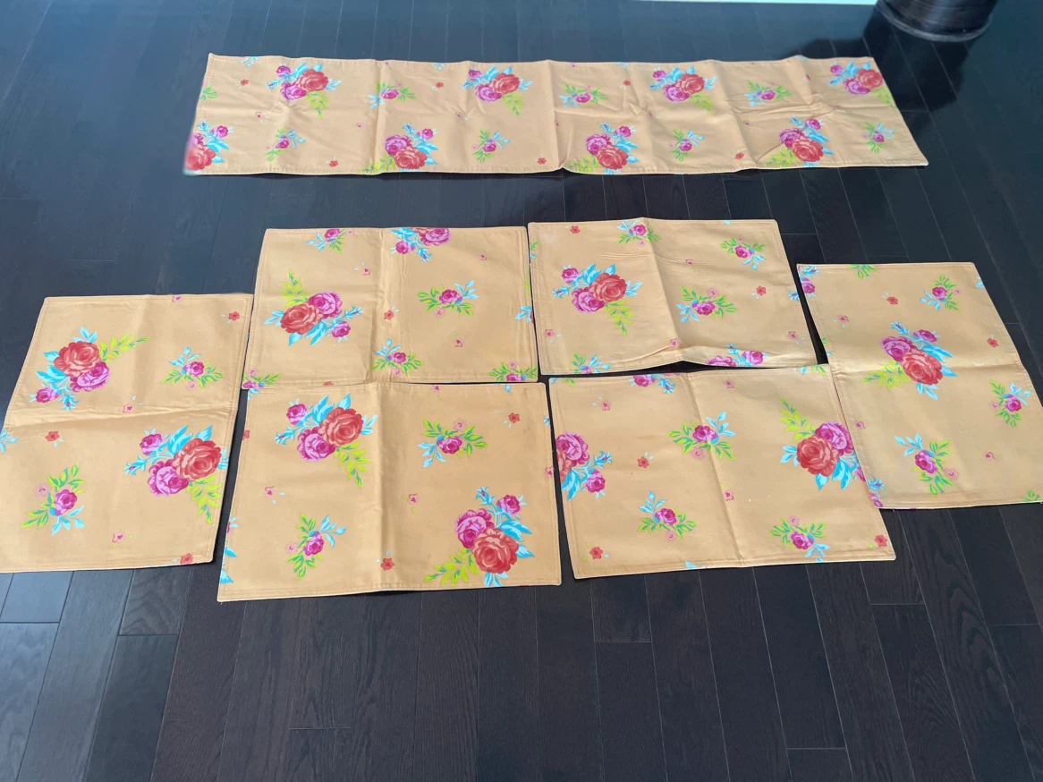 Floral Table Runner and Placemats Set - photo 3