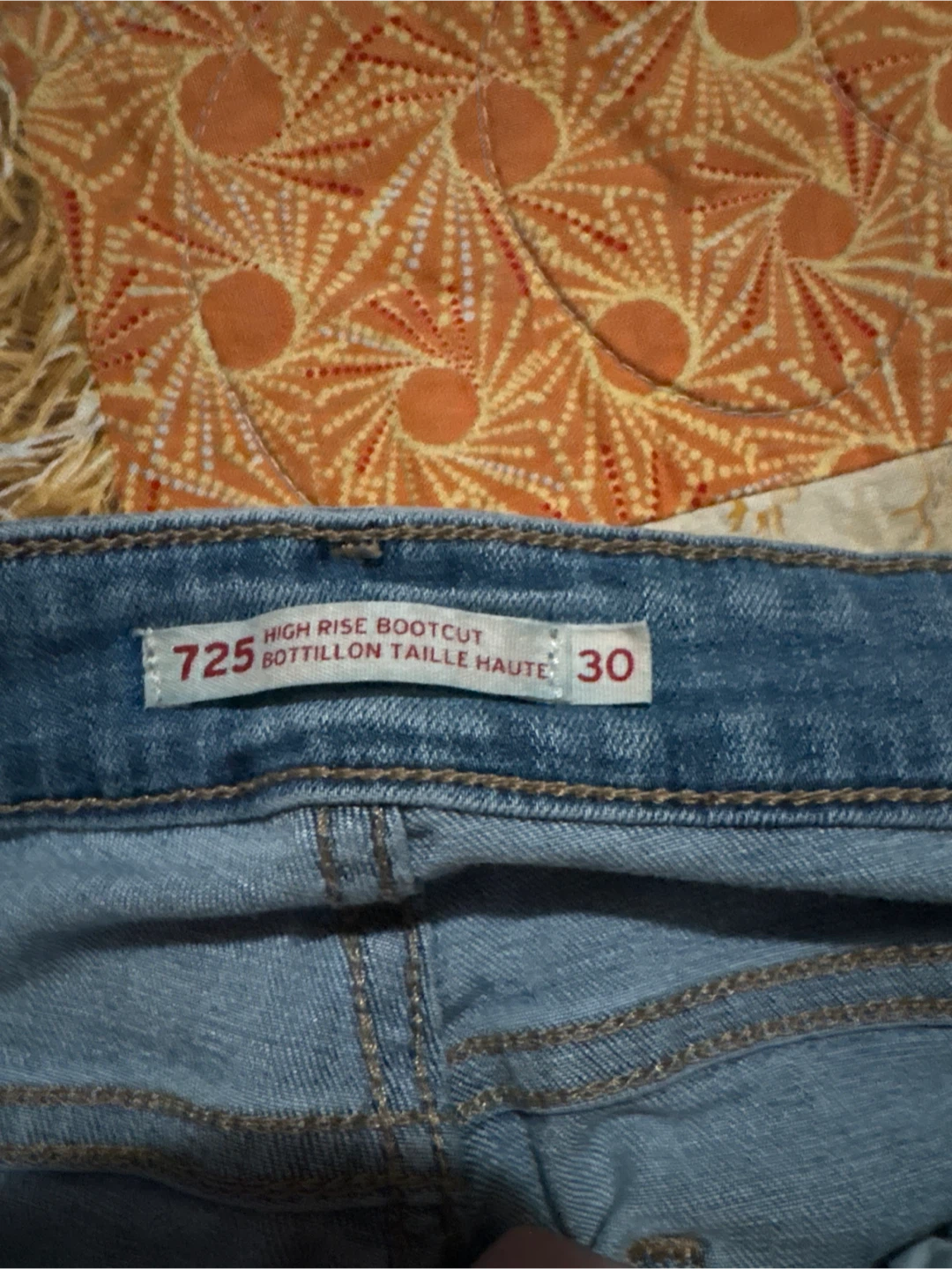 Levi's 725 High Rise Bootcut Jeans Size 30 - photo 3