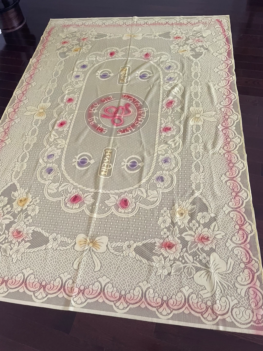 Rectangular Floral Tablecloth - photo 4