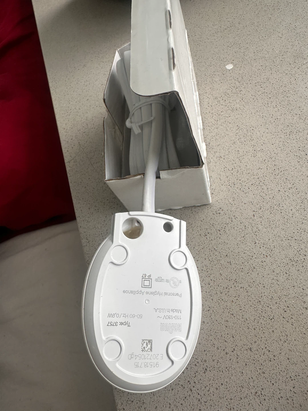 Braun Personal Hygiene Appliance Charger Type: 3757 - photo 2
