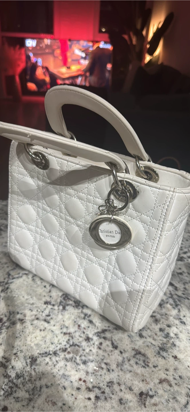 White Handbag