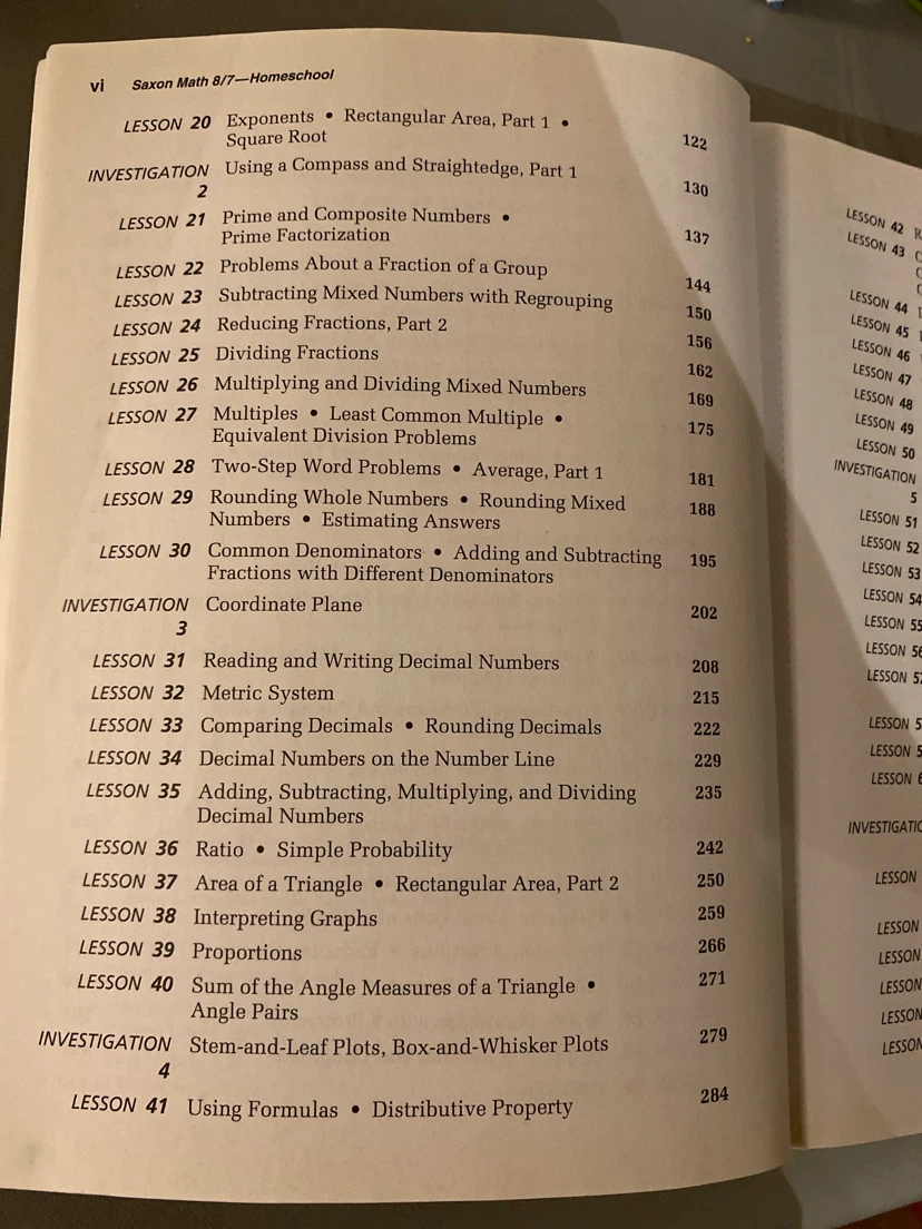 Saxon Math 8/7 Homeschool with Pre-Algebra Textbook - photo 3