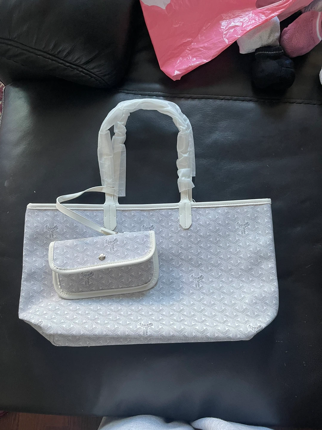 Goyard Saint Louis Tote Bag with Pouch