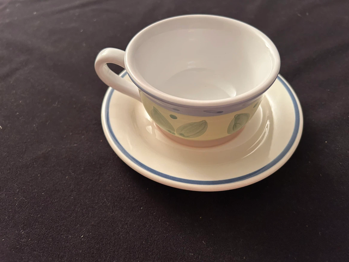 “Tea Cup” & Pfaltzgraff “Tea Cup Saucer” New