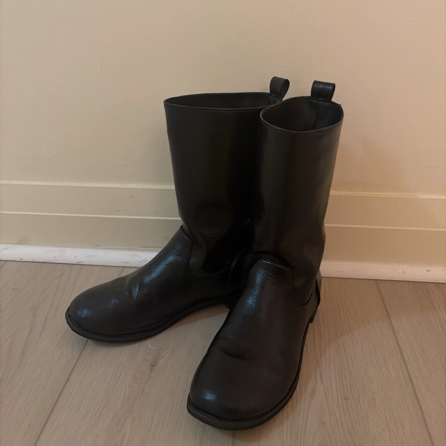 Black Leather Boots - photo 3