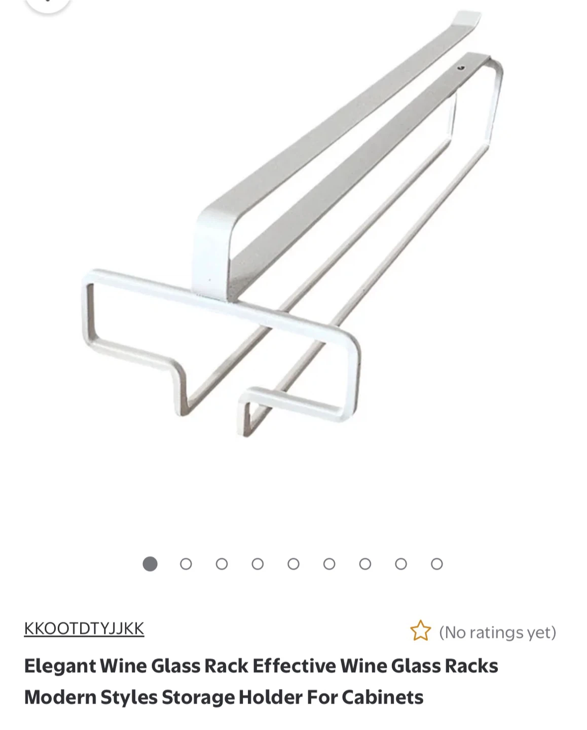 Under Cabinet Wine Glass Rack Holder - photo 2