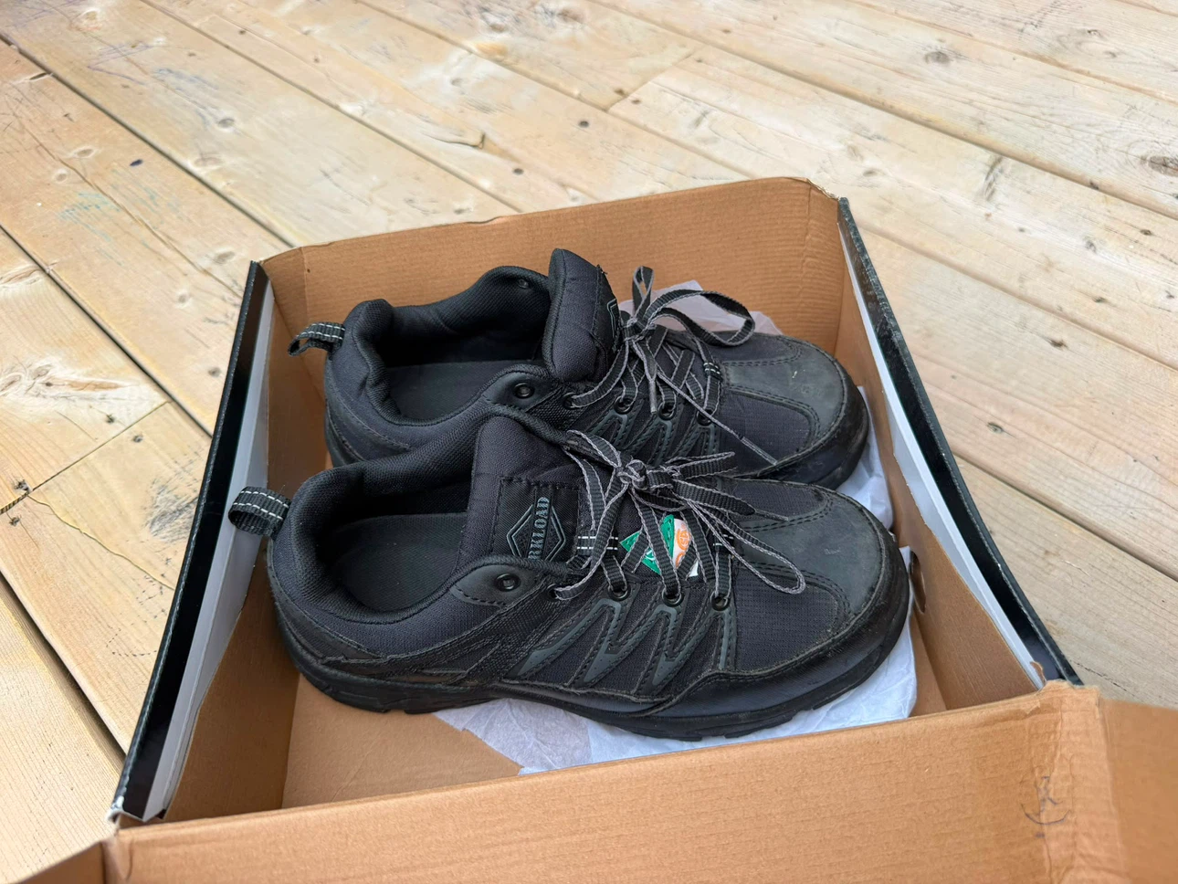Workload X5 Men's Black Steel Toe Work Shoes Size 8 - photo 2