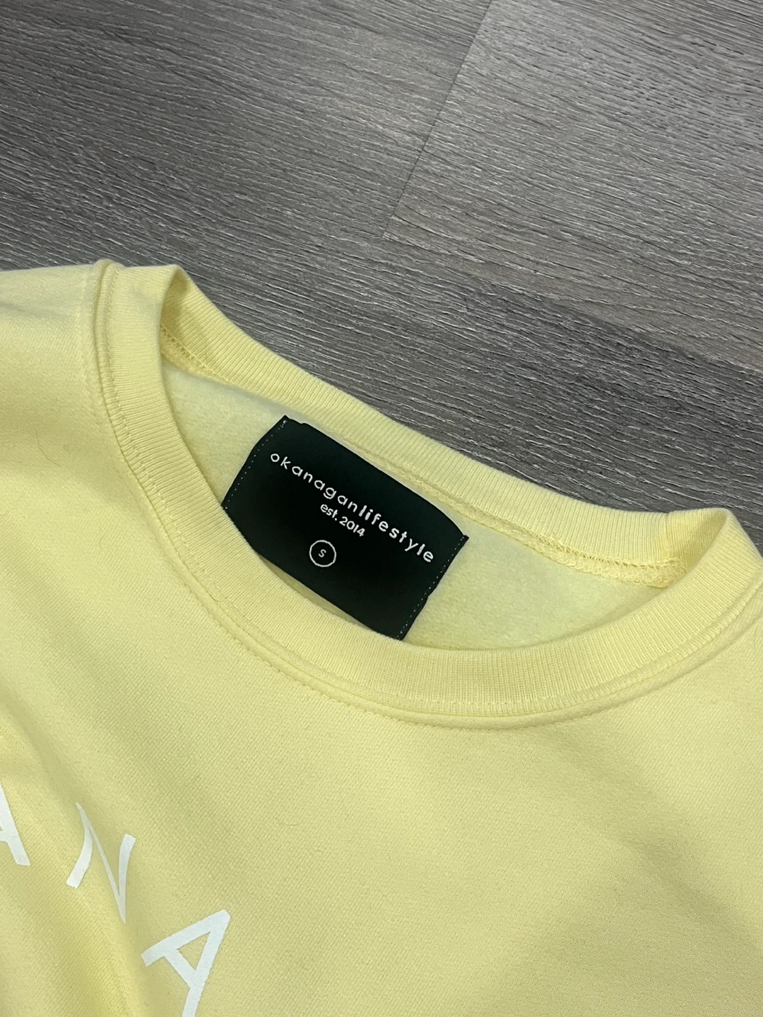 Okanagan Lifestyle Sweatshirt - Yellow - Size S - photo 2
