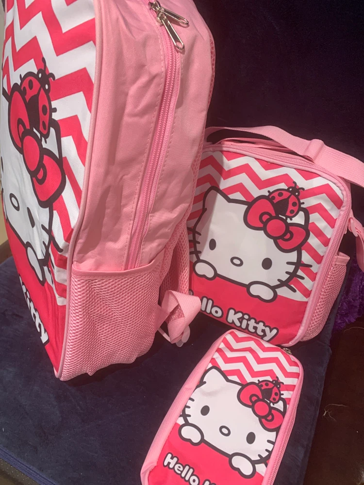 Hello Kitty Backpack, Lunch Bag, and Pencil Case Set - photo 2