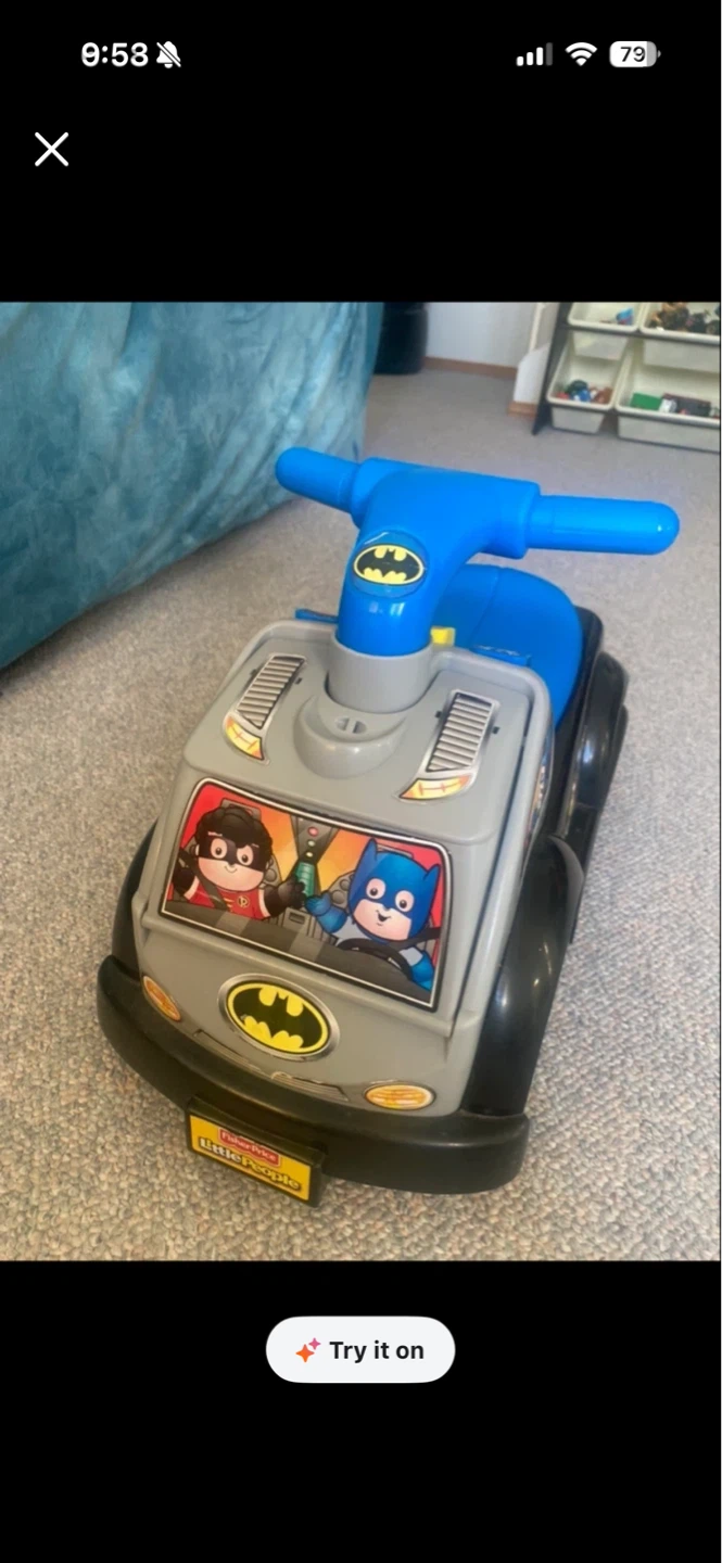 Fisher-Price Little People Batman Ride-On Toy