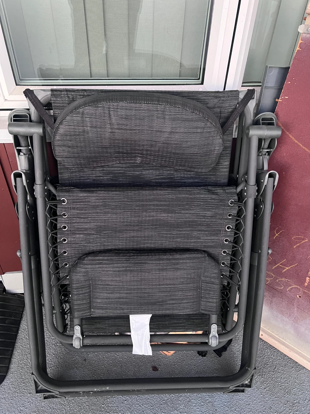 Zero Gravity Lounger with canopy and padded foot rest, new - photo 4